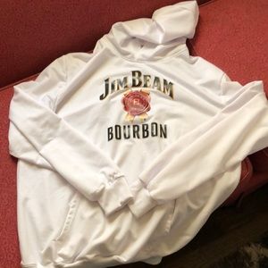 White Men’s XL Jim bean hoodie